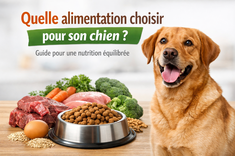 Quelle alimentation choisir pour son chien ? Guide complet pour une nutrition équilibrée